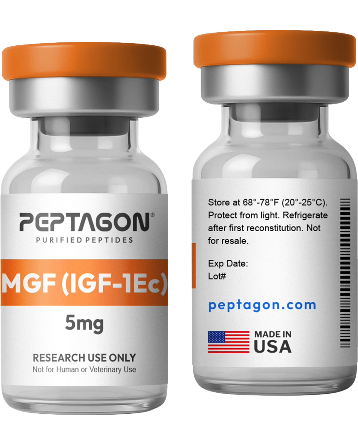 Peptagon MGF Research Peptide – 5mg – official product image 2
