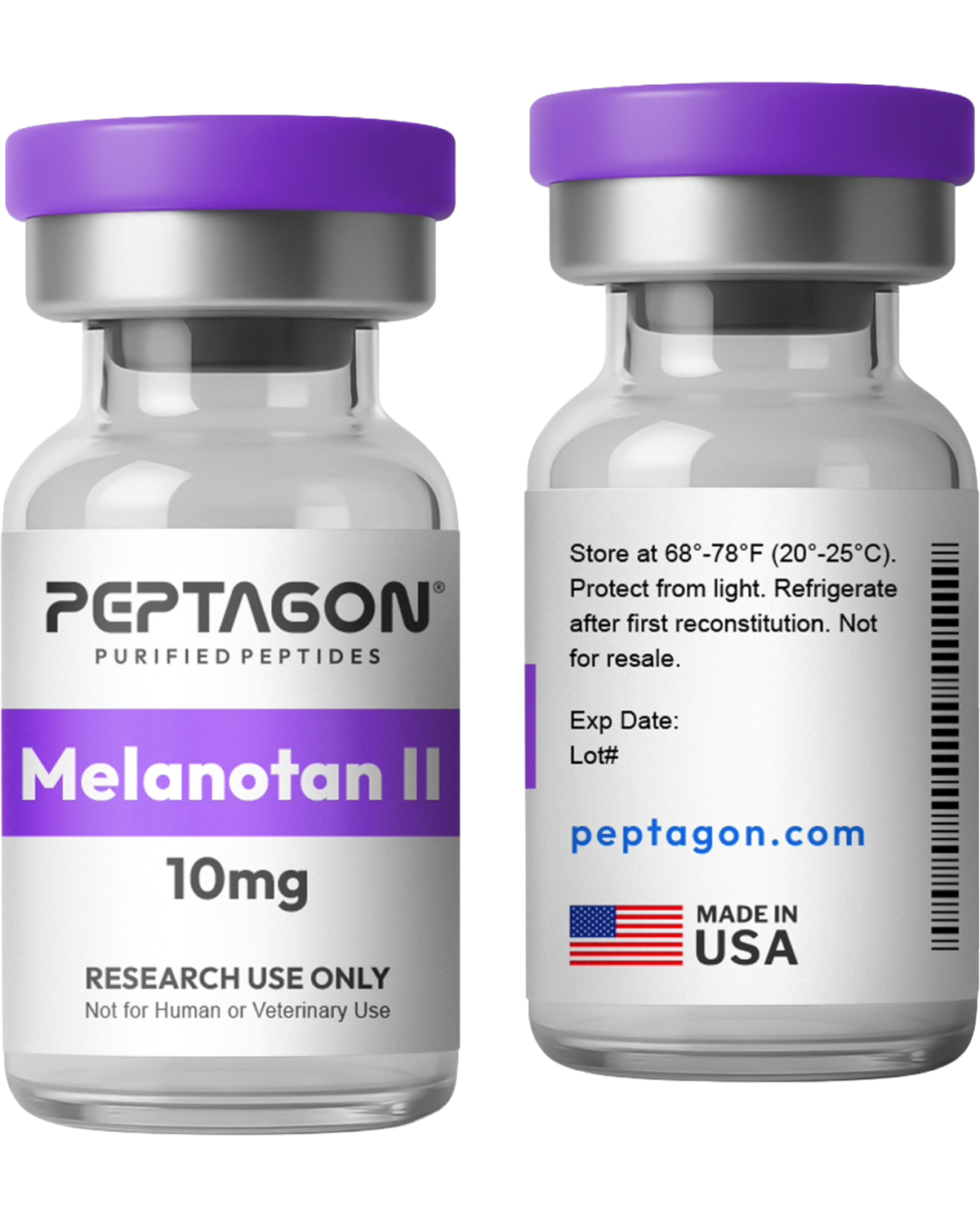 Peptagon Melanotan II Research Peptide – 10mg – official product image 2