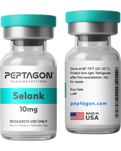 Peptagon Selank Research Peptide – 5mg / 10mg – official product image 3