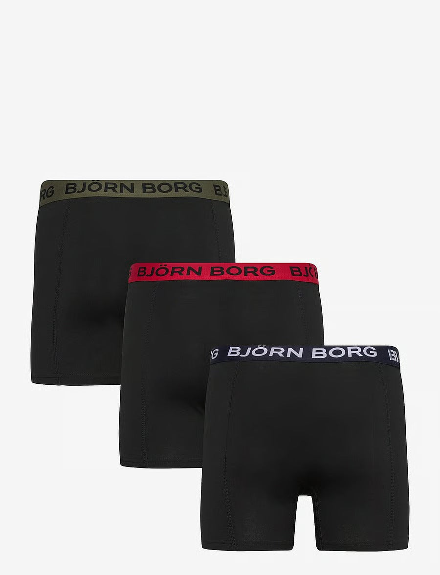 Björn Borg COTTON STRETCH BOXER 3p herreunderbukser, 3-pack