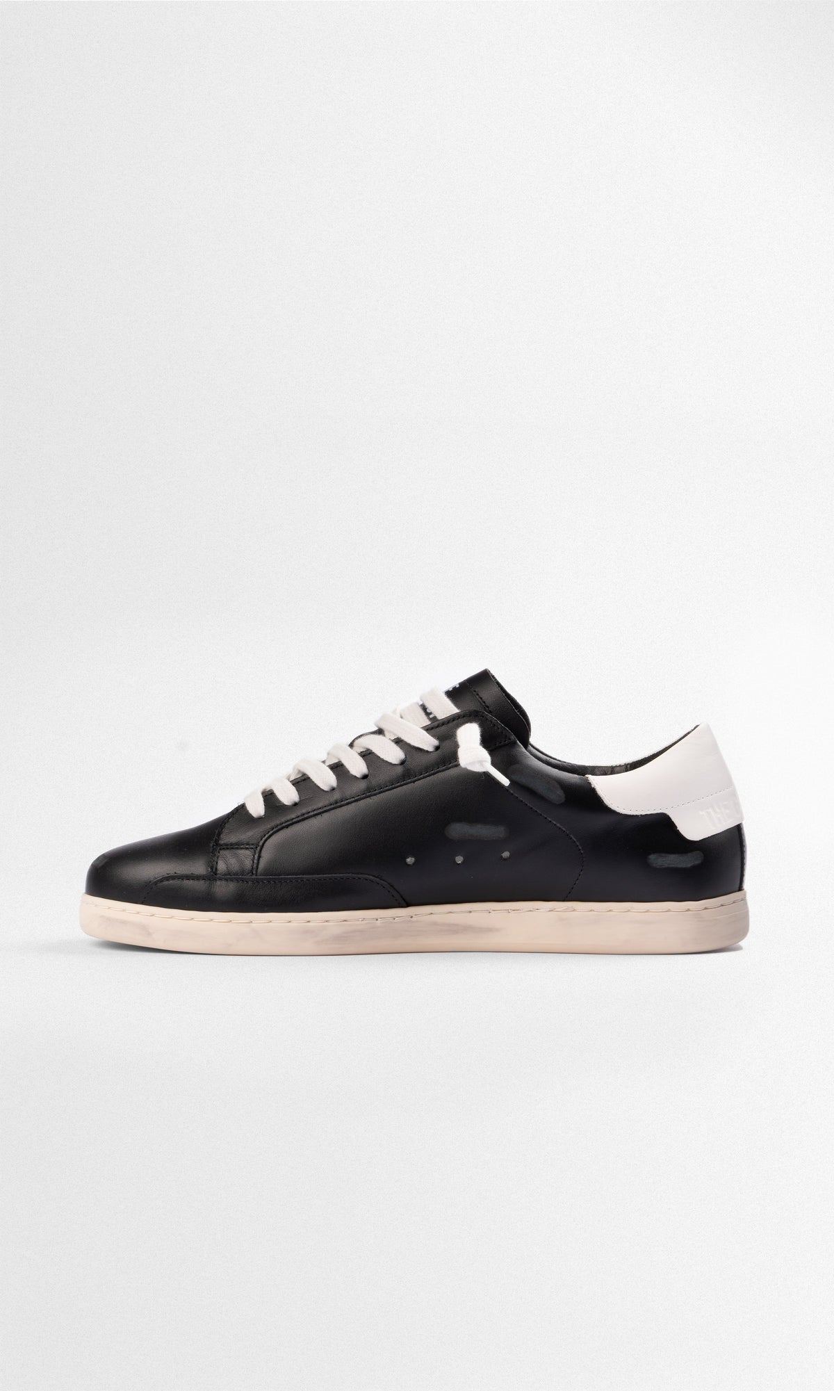 The Gallerist Geneva-sneakers for menn – svart og hvit, produktbilde 4