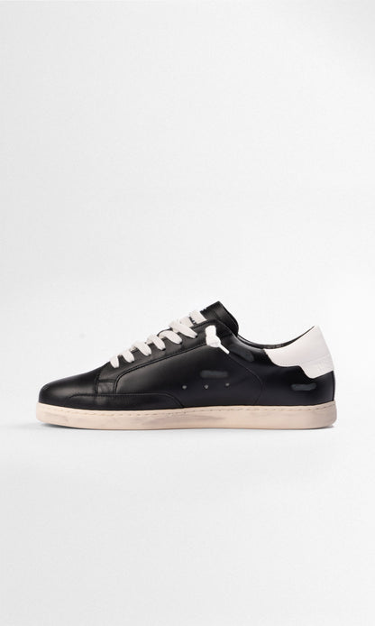 The Gallerist Geneva-sneakers for menn – svart og hvit, produktbilde 4