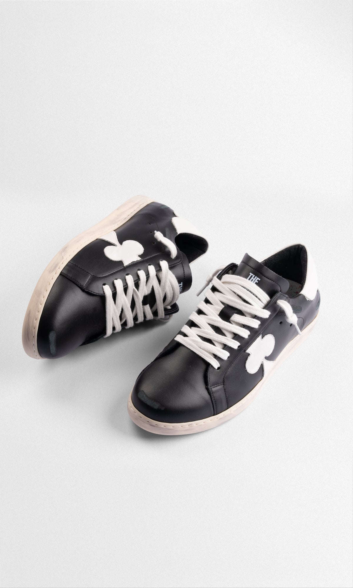 The Gallerist Geneva-sneakers for menn – svart og hvit, produktbilde 3