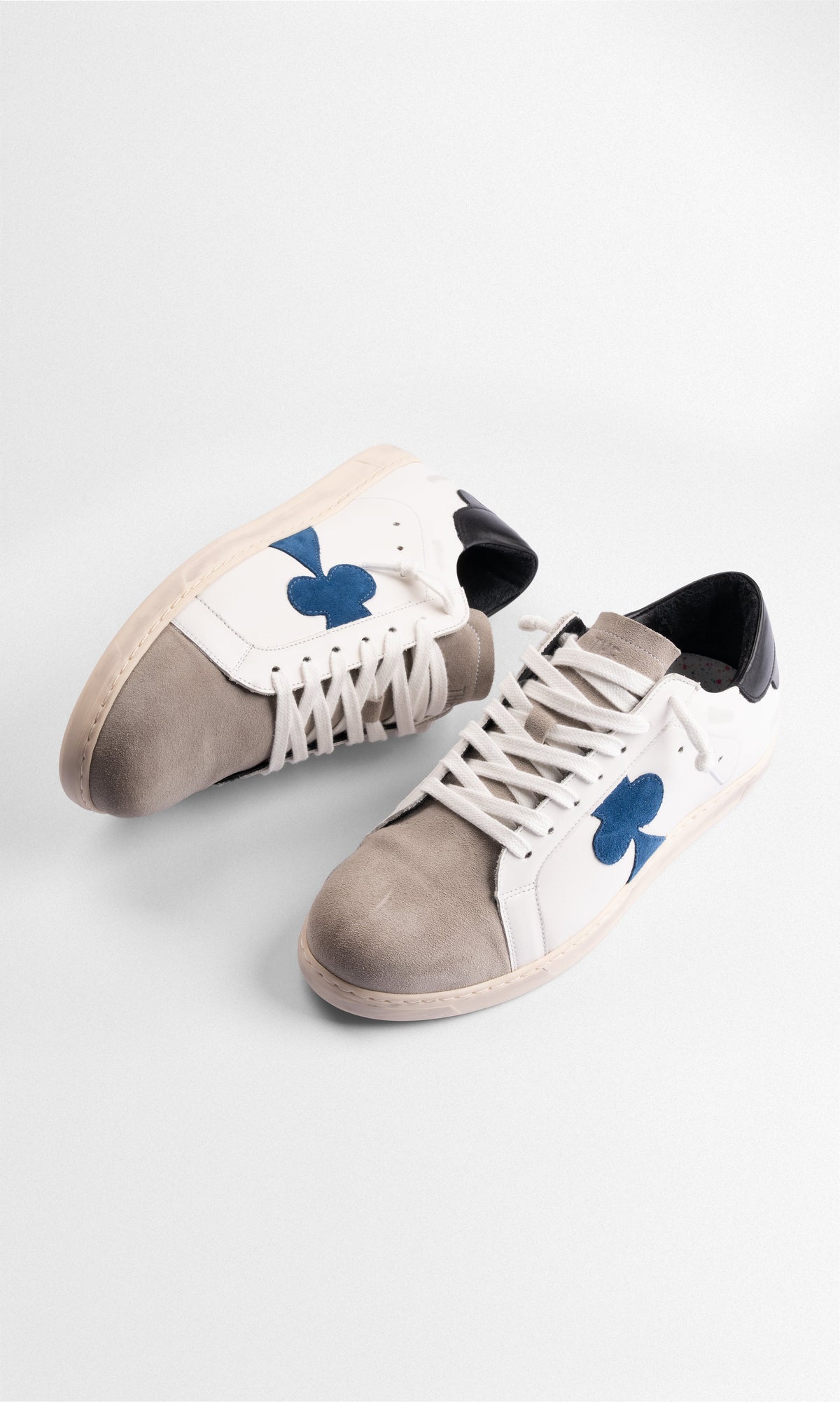 The Gallerist Geneva-sneakers for menn – blå kløver, tofarget, produktbilde 3