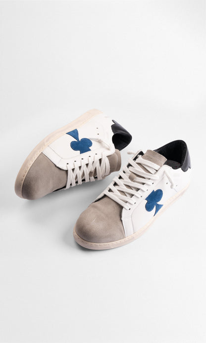 The Gallerist Geneva-sneakers for menn – blå kløver, tofarget, produktbilde 3