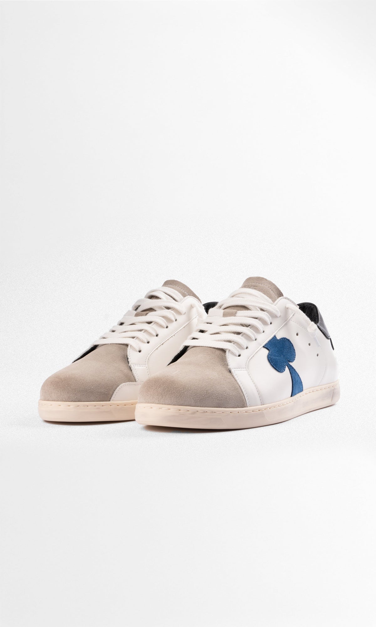 The Gallerist Geneva-sneakers for menn – blå kløver, tofarget, produktbilde 2