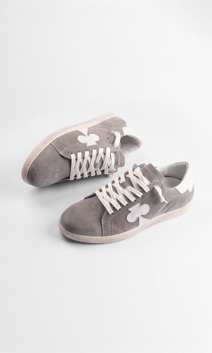 The Gallerist Geneva-sneakers for menn – grå semsket skinn, produktbilde 3