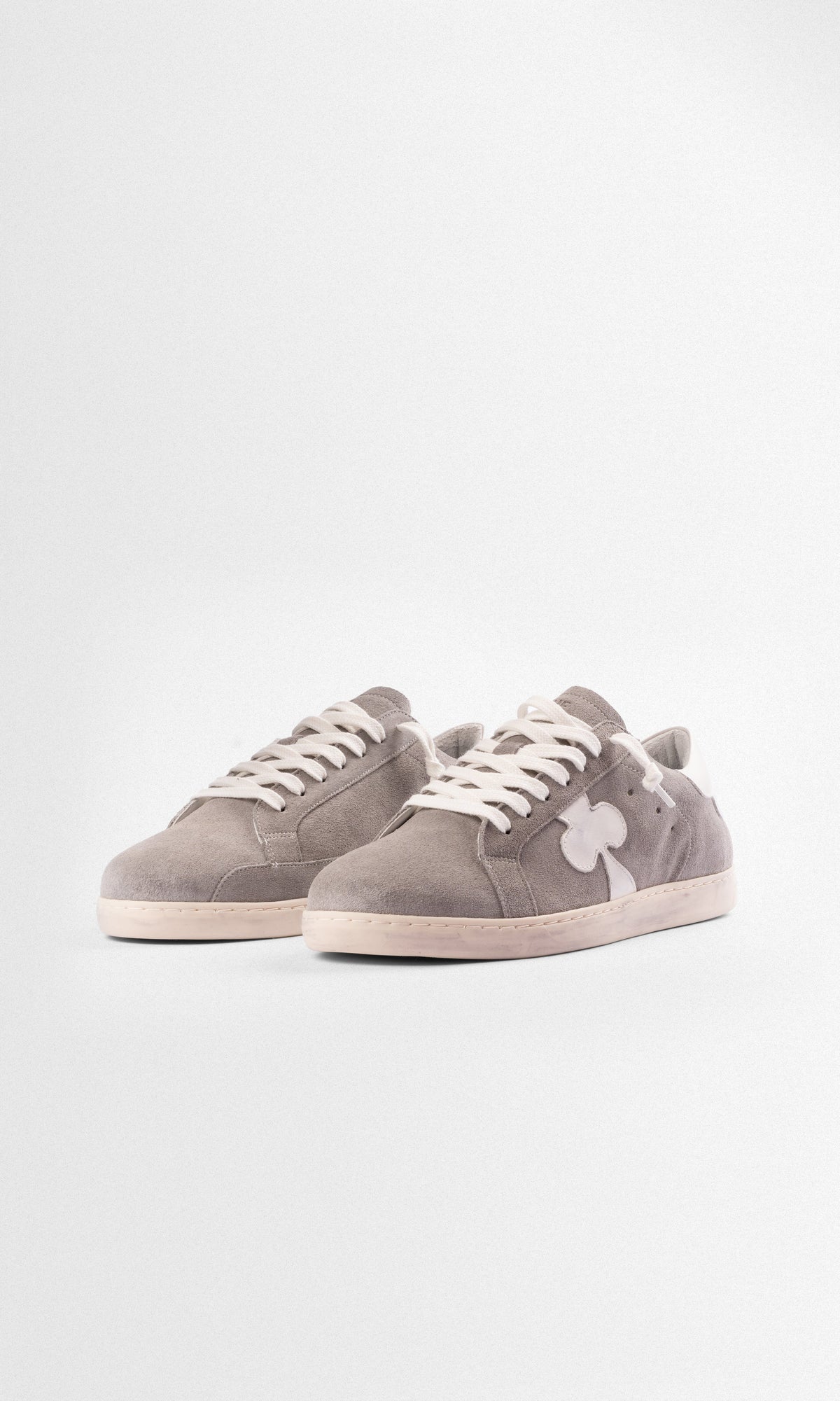 The Gallerist Geneva-sneakers for menn – grå semsket skinn, produktbilde 2