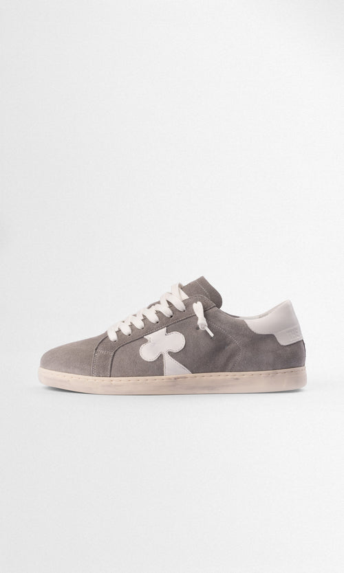 The Gallerist Geneva-sneakers for menn – grå semsket skinn, produktbilde 1