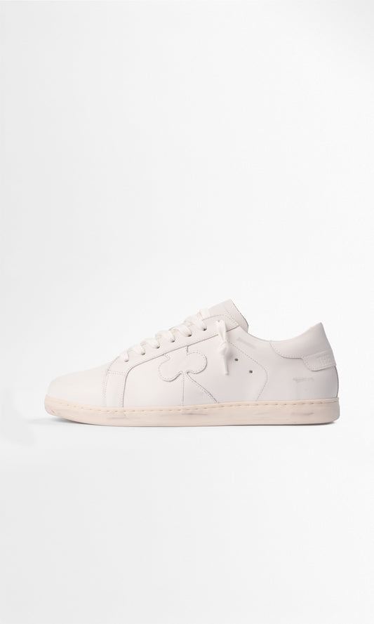 The Gallerist Geneva-sneakers for menn – helt hvit, produktbilde 1