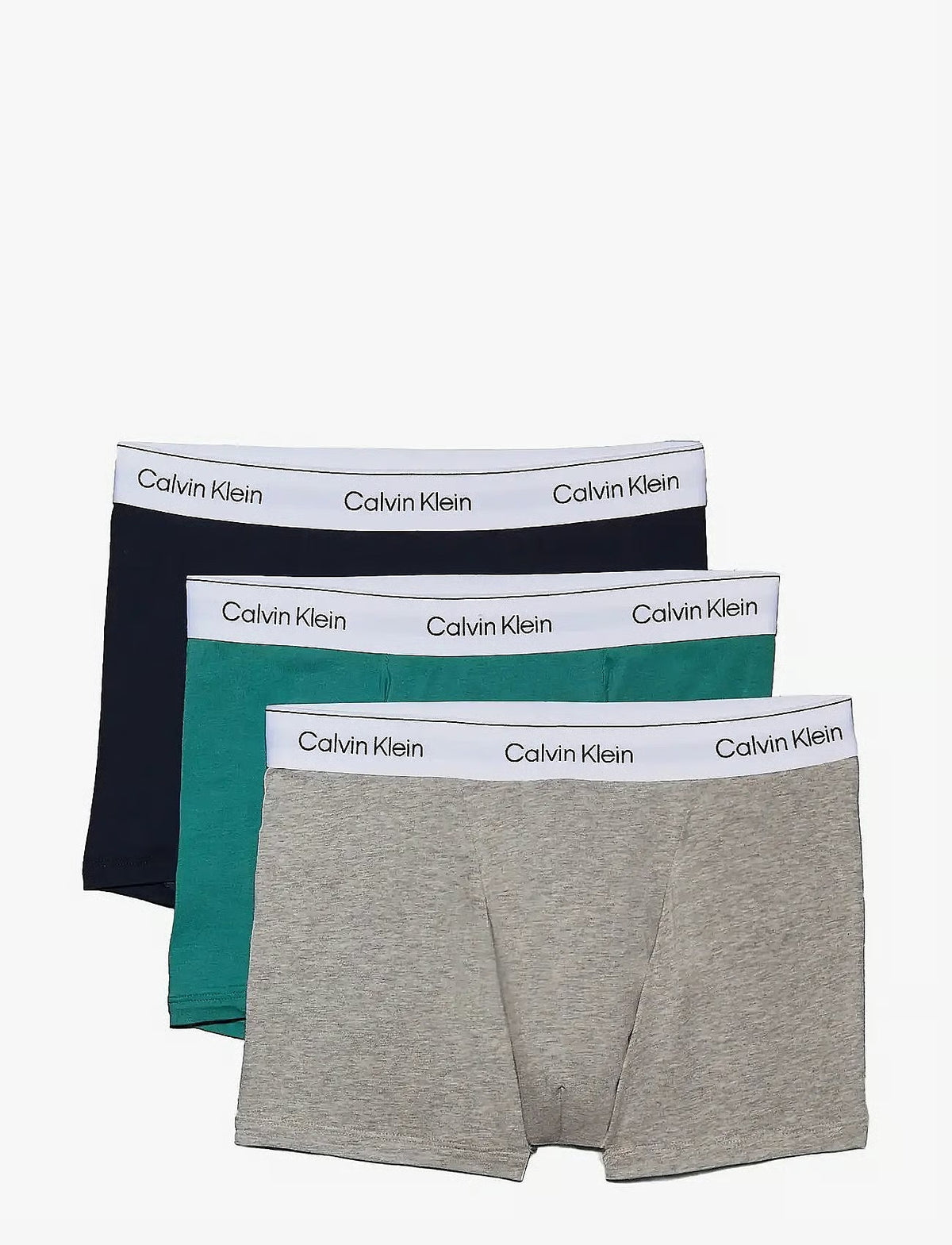 Calvin Klein TRUNK 3PK herreunderbukser, 3-PACK i svart GLACIER blå BELL