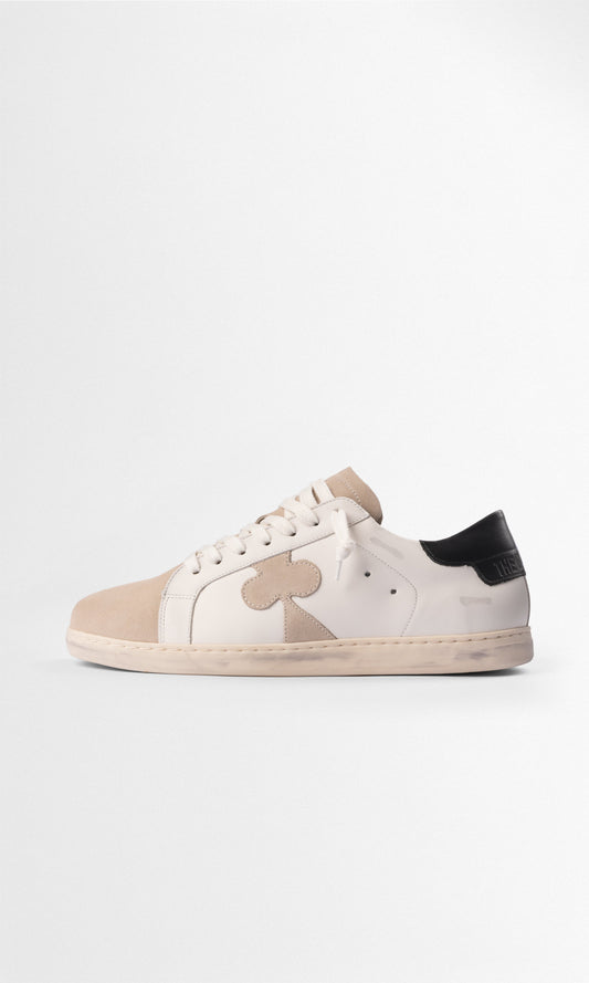 The Gallerist Geneva-sneakers for menn – beige, produktbilde 1