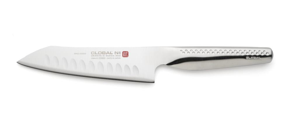 GRØNNSAKSKNIV ORIENTAL 15 CM HULSLIPT