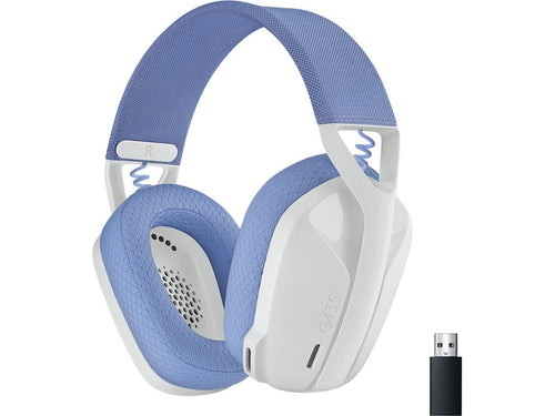 Produktbilde av Logitech G435 LIGHTSPEED Trådløst Gaming Headset (hvit/blå) fra Logitech