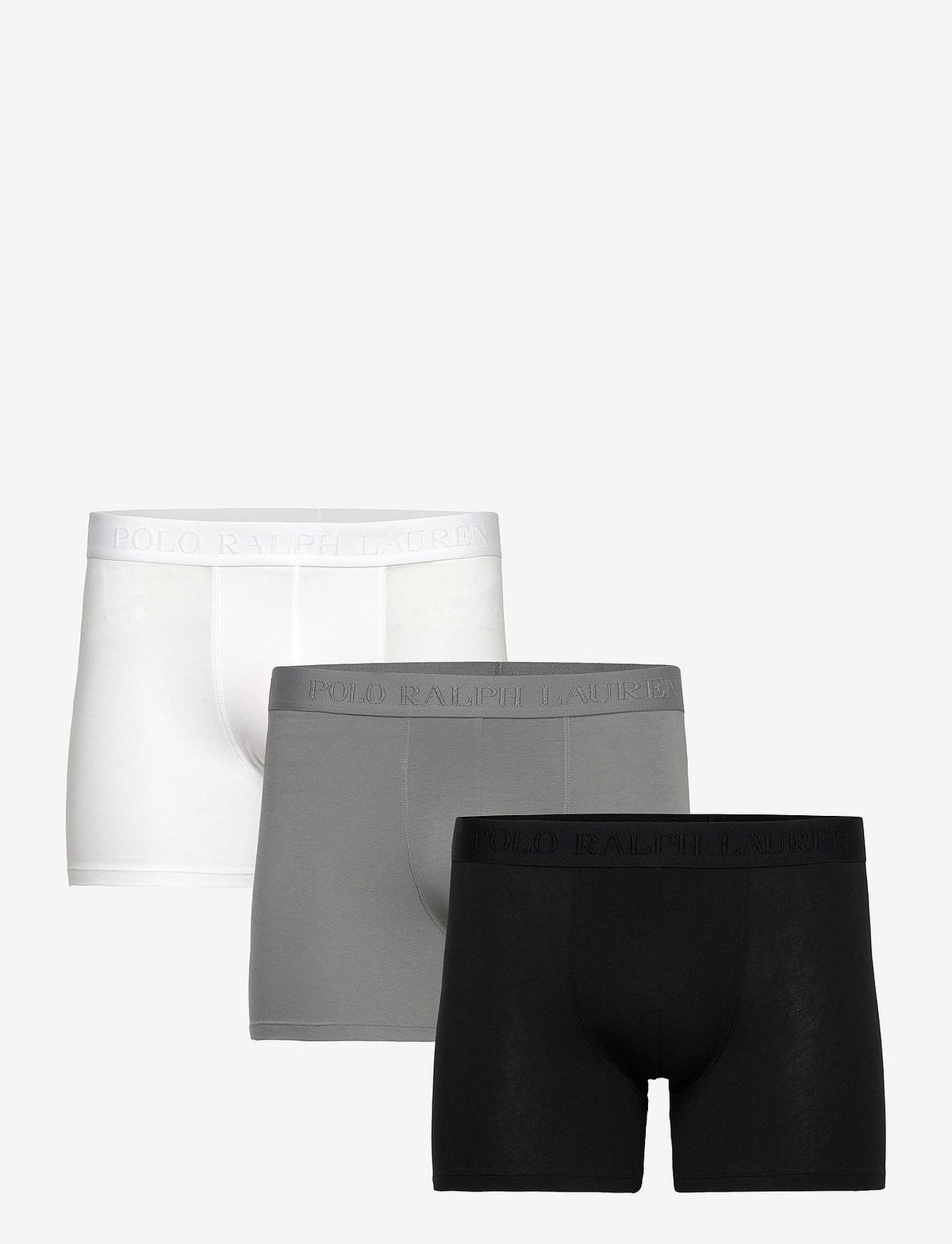 Polo Ralph Lauren Stretch Cotton Boxer Brief 3-Pack herreunderbukser, 3-pack i 3PK svart/PERF GR