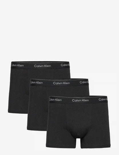 Calvin Klein RELAXED FIT TRUNK 3PK herreunderbukser, 3-PACK i svart W DTM WB