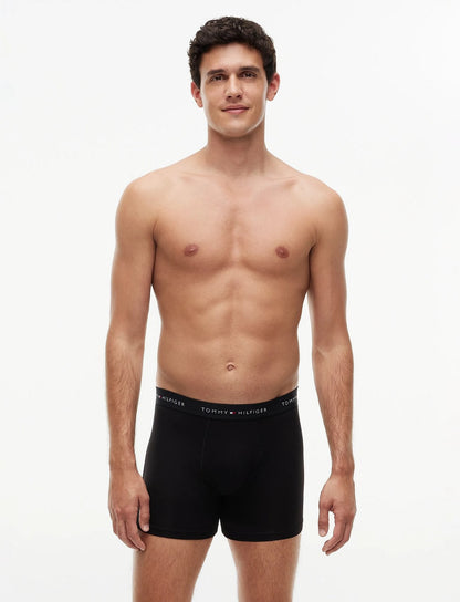 Tommy Hilfiger 5P BOXER BRIEF WB herreunderbukser, 5-pack i B svart svart svart svart svart