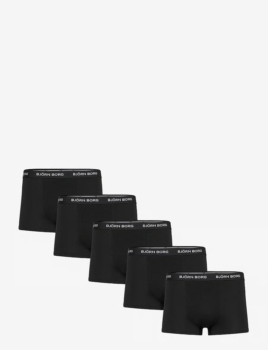 Björn Borg COTTON STRETCH TRUNK 5p herreunderbukser, 5-pack