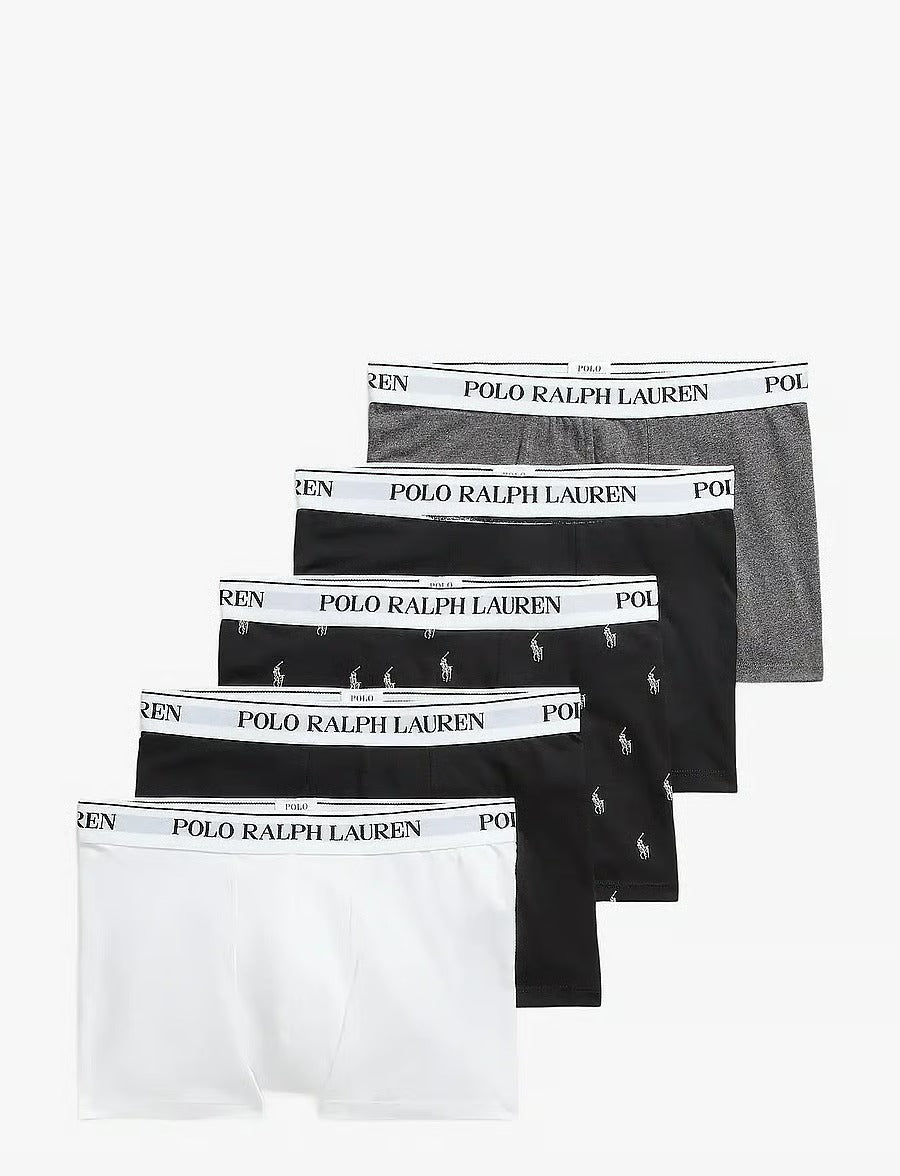 Polo Ralph Lauren Classic Stretch Cotton Trunk 5-Pack herreunderbukser, 5-pack