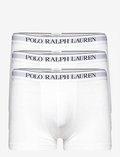 Polo Ralph Lauren Stretch Cotton Boxer Brief 3-Pack herreunderbukser, 3-pack i 3PK hvit/hvit/hvit