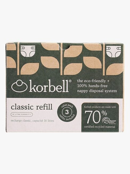 Korbell Classic Refill 3-pakning