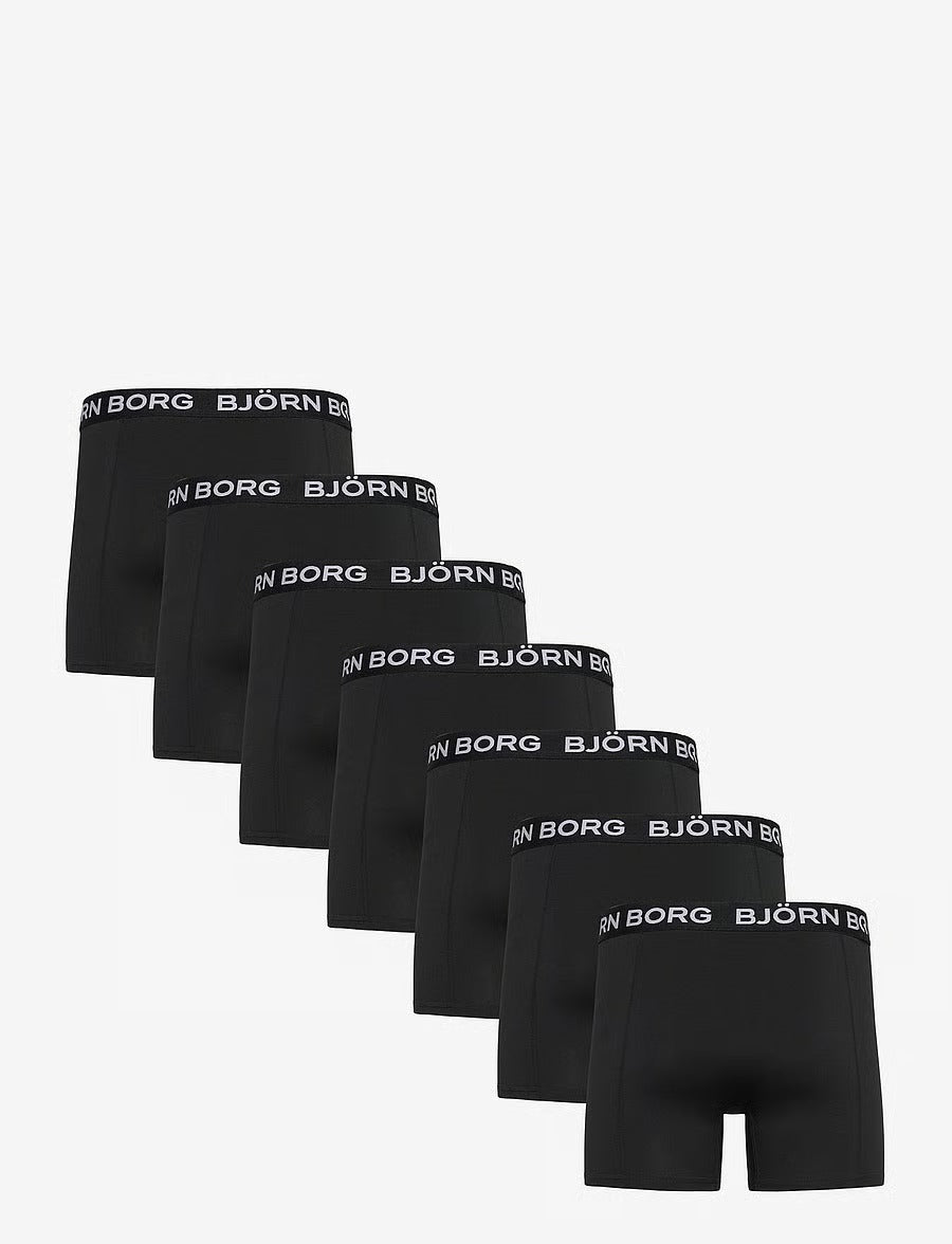 Björn Borg COTTON STRETCH BOXER 7p herreunderbukser, 7-pack
