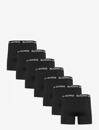 Björn Borg COTTON STRETCH BOXER 7p herreunderbukser, 7-pack