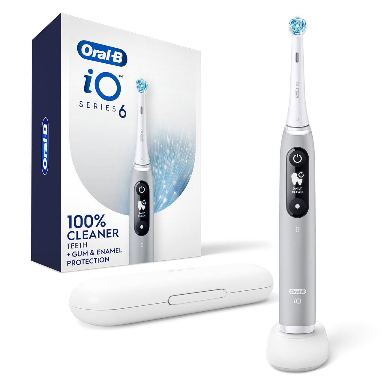 Oral-B iO Series 6 Elektrisk Tannbørste - Grey Opal