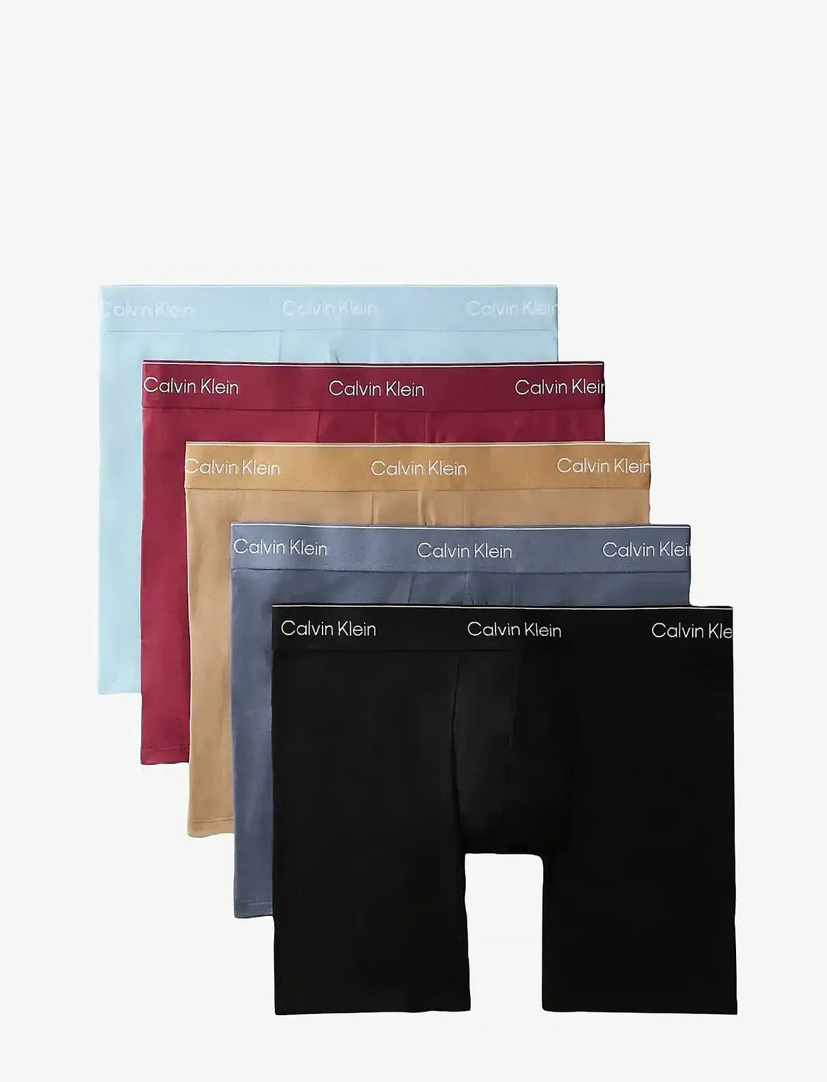 Calvin Klein BOXER BRIEF 5PK herreunderbukser, 5-PACK i svart RIO rød FORGET ME NOT TIGERS