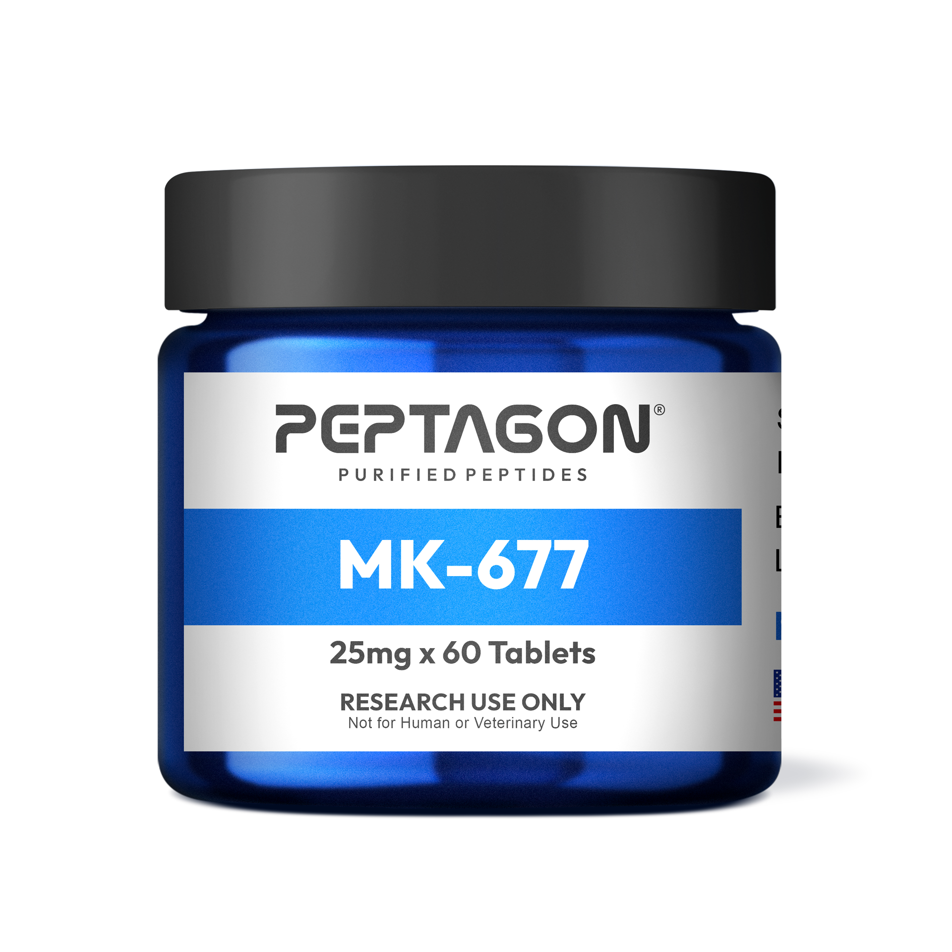 Peptagon MK-677 Research Tablets – 25mg – 60 Count