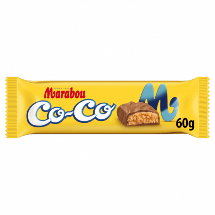 Marabou Coco Dubbel 30 X 60 G 30 x 60.0 g storpakke