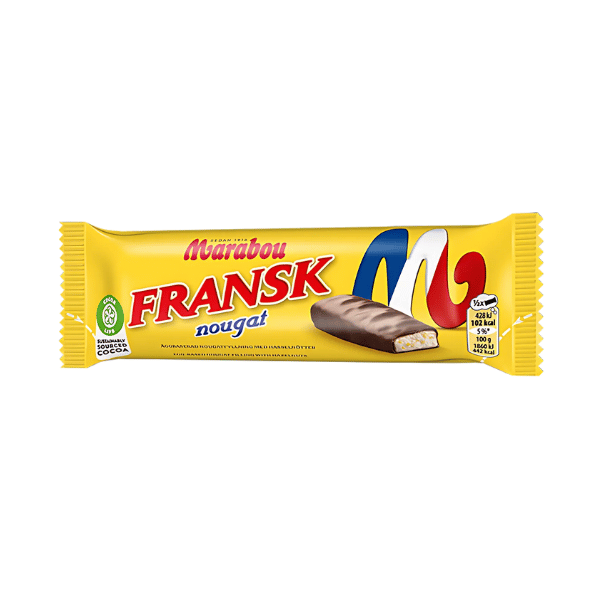 Marabou Fransk nougat dobbel 24 X 46 G 24 x 46.0 g storpakke