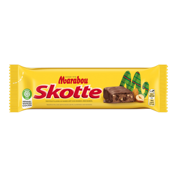 Marabou Skotte Dubbel 30 X 50 g 30 x 50.0 g storpakke