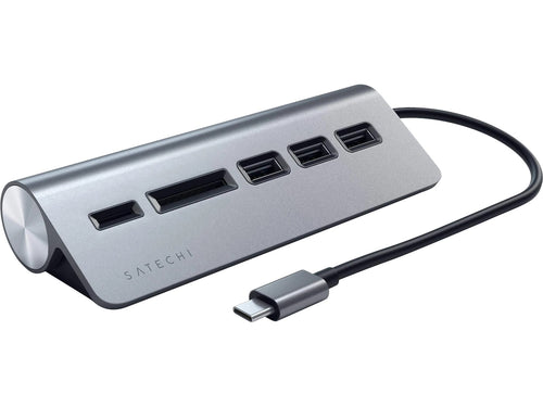 Produktbilde av Satechi USB-C Combo Hub (space grey) fra Satechi