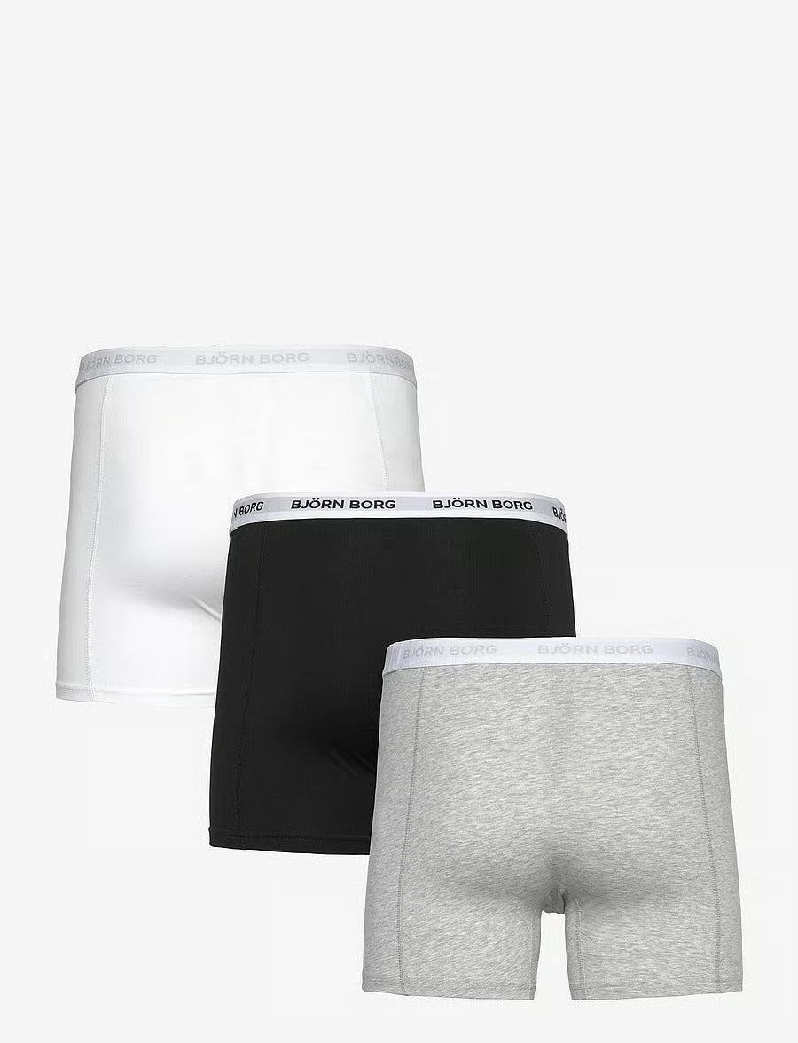 Björn Borg COTTON STRETCH BOXER 3p herreunderbukser, 3-pack