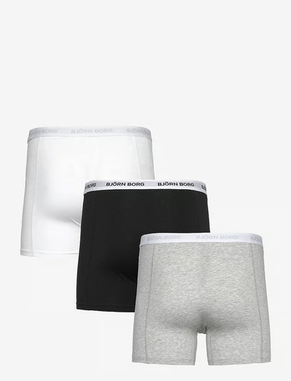Björn Borg COTTON STRETCH BOXER 3p herreunderbukser, 3-pack