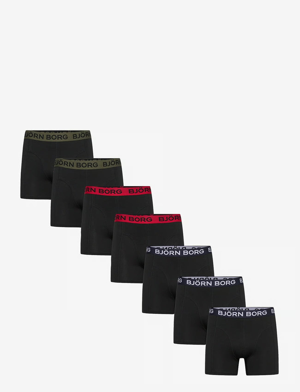 Björn Borg COTTON STRETCH BOXER 7p herreunderbukser, 7-pack i MULTIPACK 2