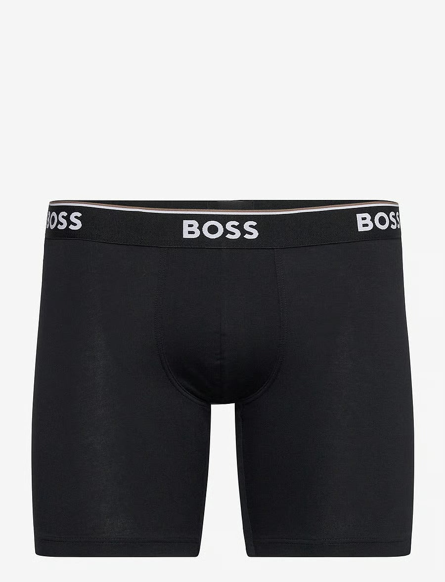 BOSS BoxerBrLong 3P Power herreunderbukser, 3-pack