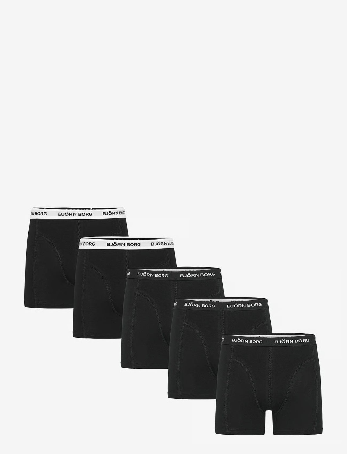 Björn Borg COTTON STRETCH BOXER 5p herreunderbukser, 5-pack i MULTIPACK 1