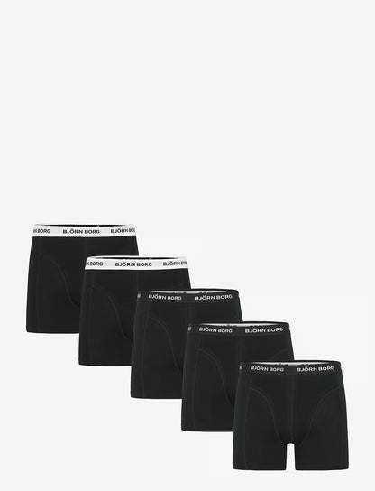 Björn Borg COTTON STRETCH BOXER 5p herreunderbukser, 5-pack i MULTIPACK 1