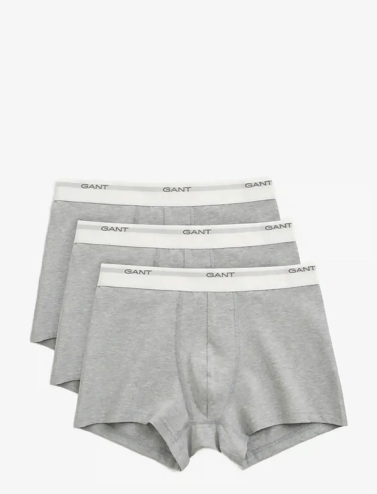GANT 3-Pack Trunks herreunderbukser, 3-pack i LIGHT grå MELANGE