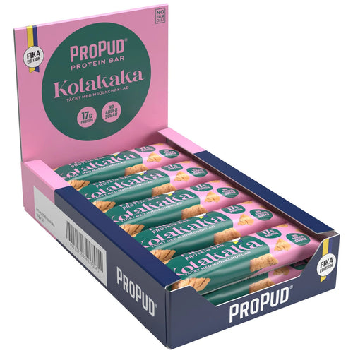 ProPud Kolakaka Proteinbar – 12-pack – eske med 12 proteinbarer à 55 g