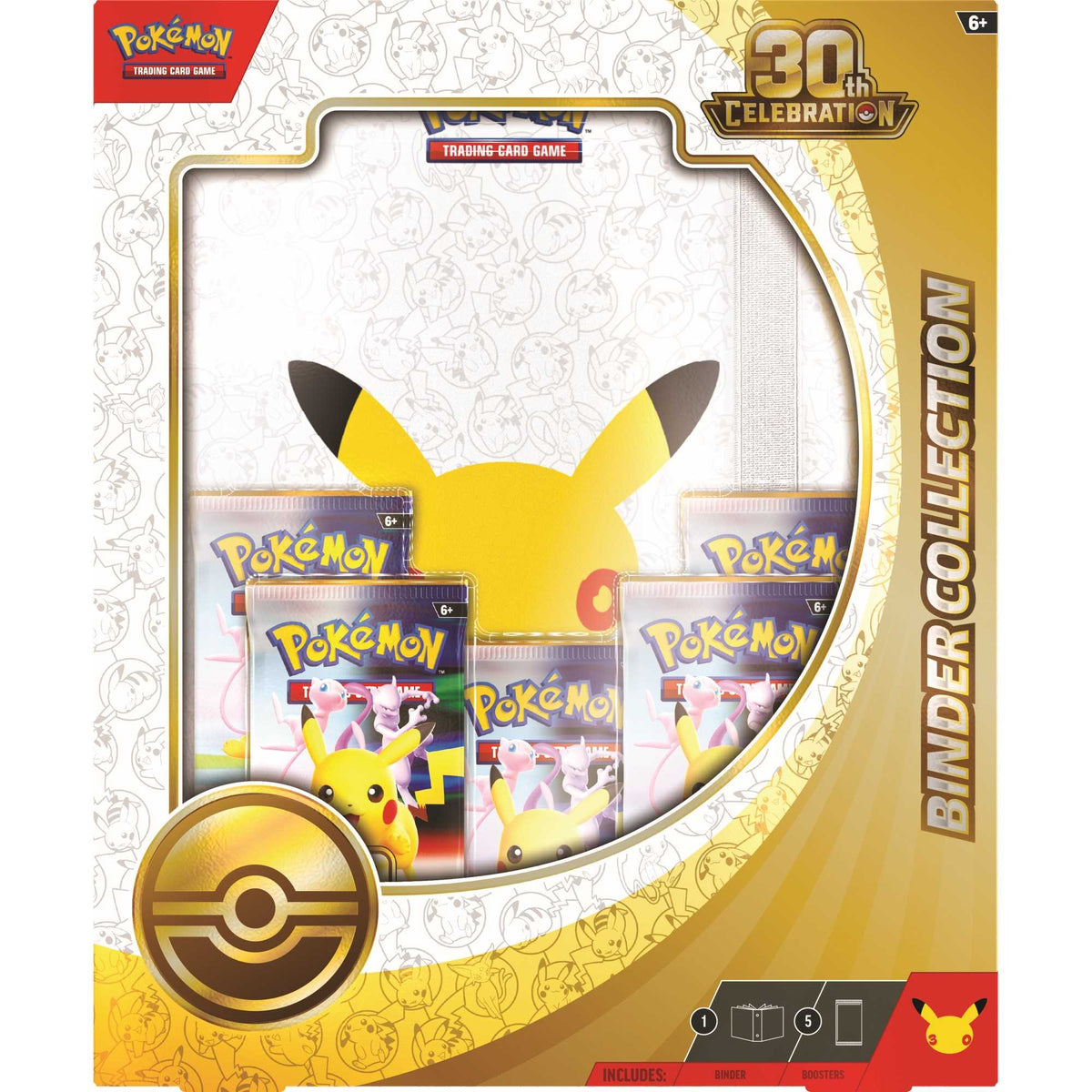 Pokémon TCG Binder Collection – 30th Celebration, fabrikkforseglet