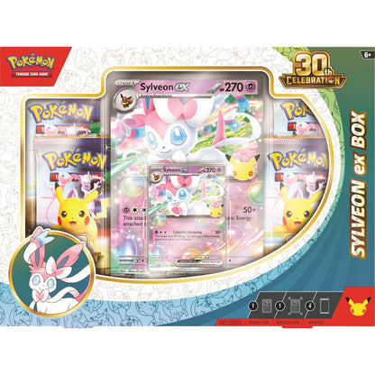 Pokémon TCG ex Box Sylveon – 30th Celebration, fabrikkforseglet