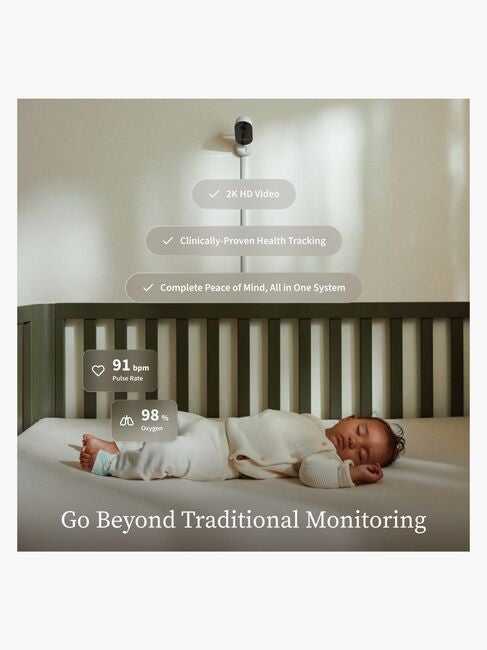Owlet Dream Duo All-in-One Smart Babymonitor System (3rd Gen), Dusty Rose