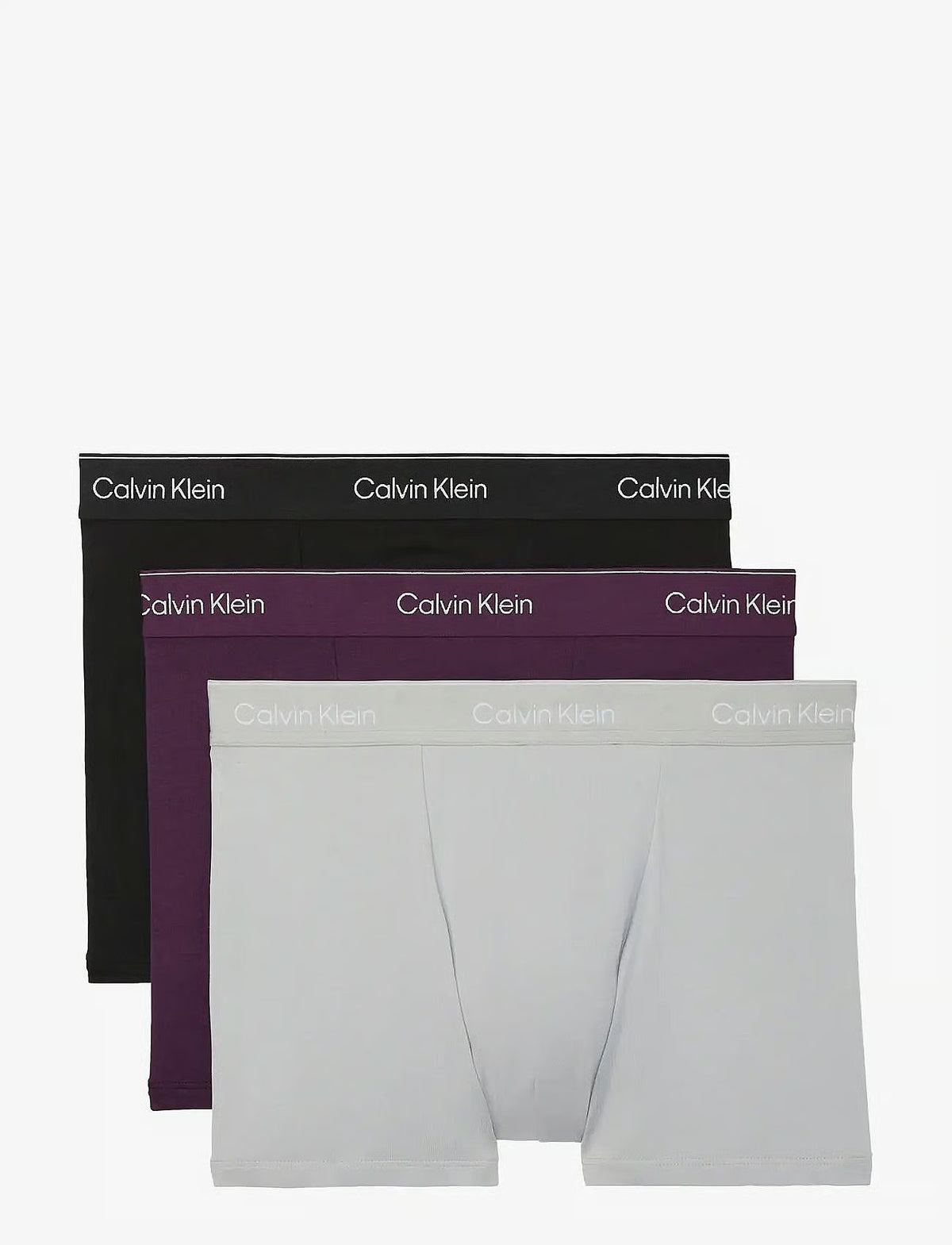 Calvin Klein RELAXED FIT TRUNK 3PK herreunderbukser, 3-PACK i svart HARBOR MIST DARK PURPLE W DT