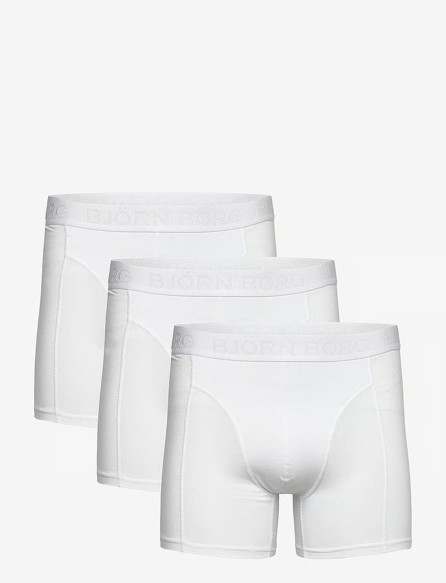 Björn Borg COTTON STRETCH BOXER 3p herreunderbukser, 3-pack