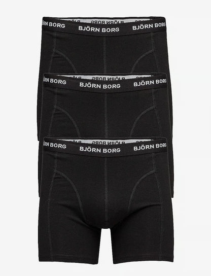 Björn Borg SHORTS SAMMY SOLID herreunderbukser, 3-pack