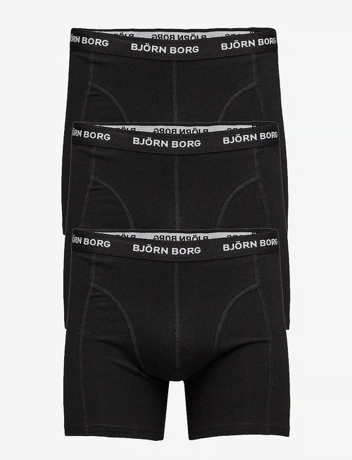 Björn Borg SHORTS SAMMY SOLID herreunderbukser, 3-pack