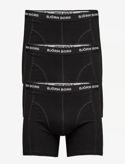 Björn Borg SHORTS SAMMY SOLID herreunderbukser, 3-pack i MULTIPACK 1